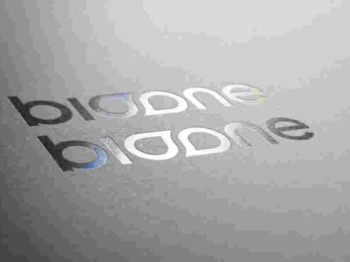 帶有鐳射效果的logo樣機(jī)素材