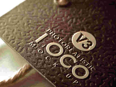 適合vip會員卡展示的logo樣機素材