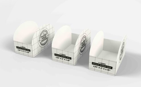 異形創(chuàng)意包裝展示設(shè)計ps樣機含刀模