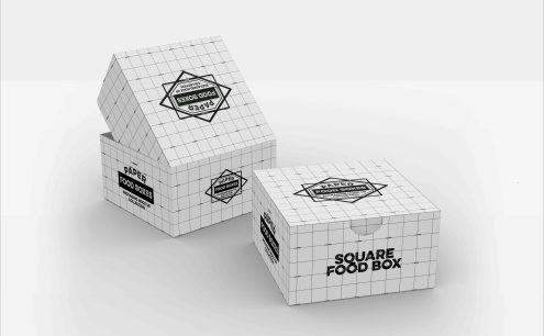 天地蓋包裝盒卡扣樣式效果ps樣機(jī)